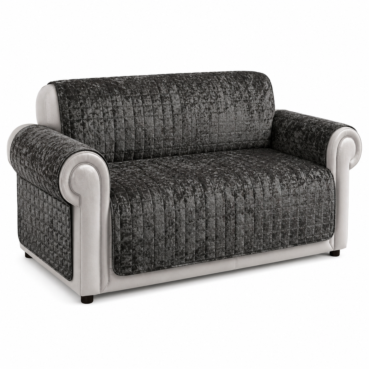 Home Republic Crushed Velvet Sofa Protector