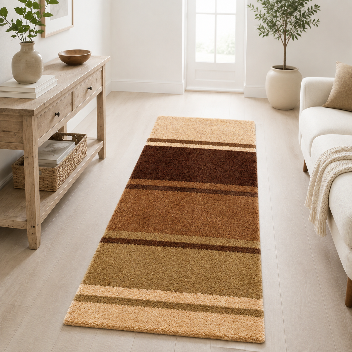 Home Republic Modern Stripes Runner Long Pile