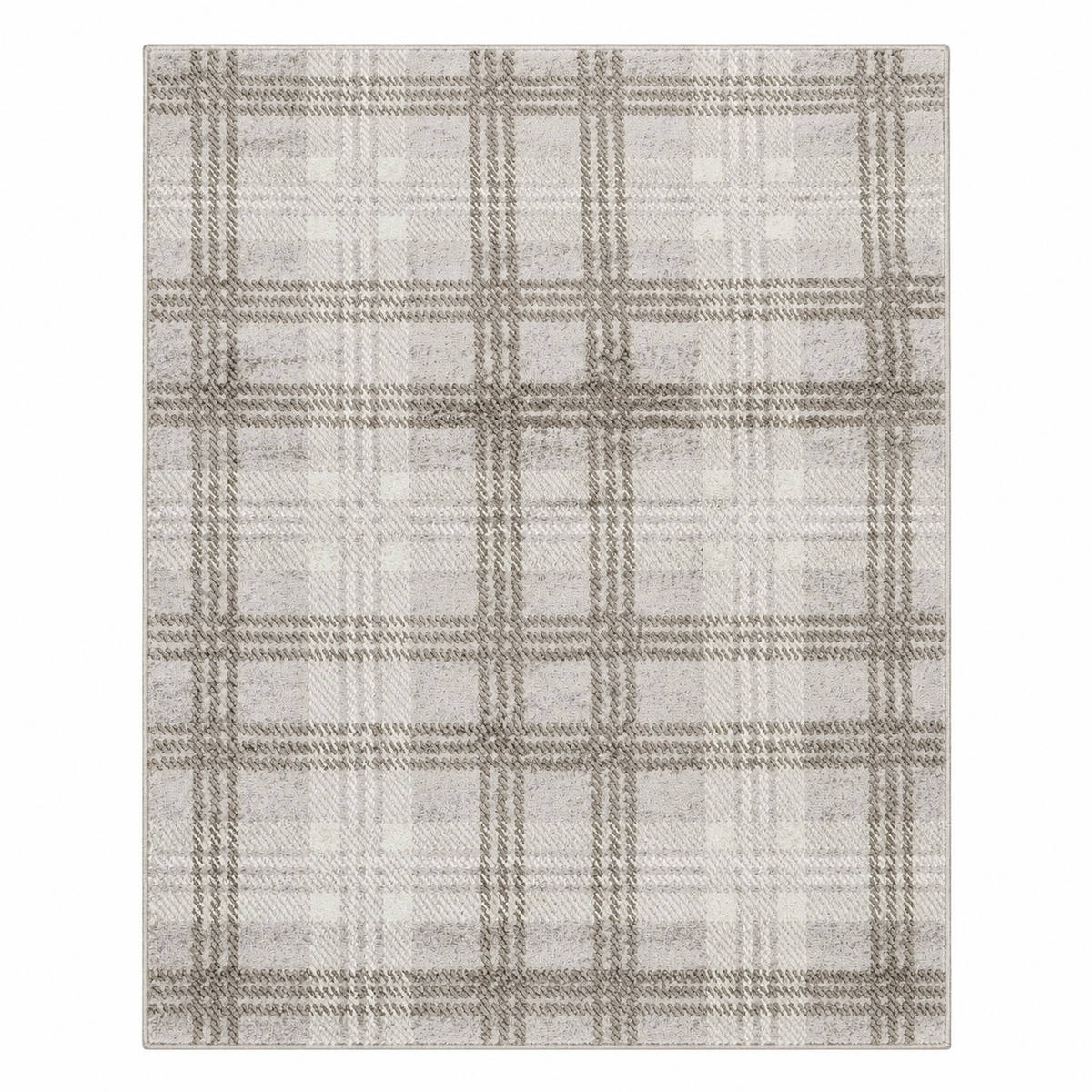 Home Republic Tartan Check Rug Low Pile