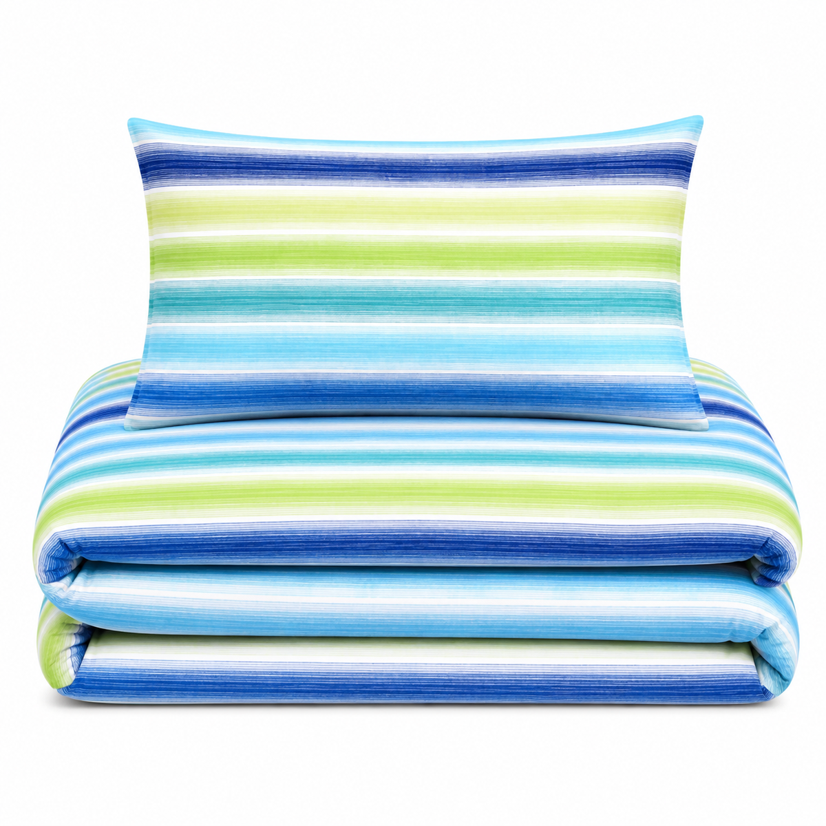 Velosso Multi Stripes Duvet Cover & Pillowcase Set