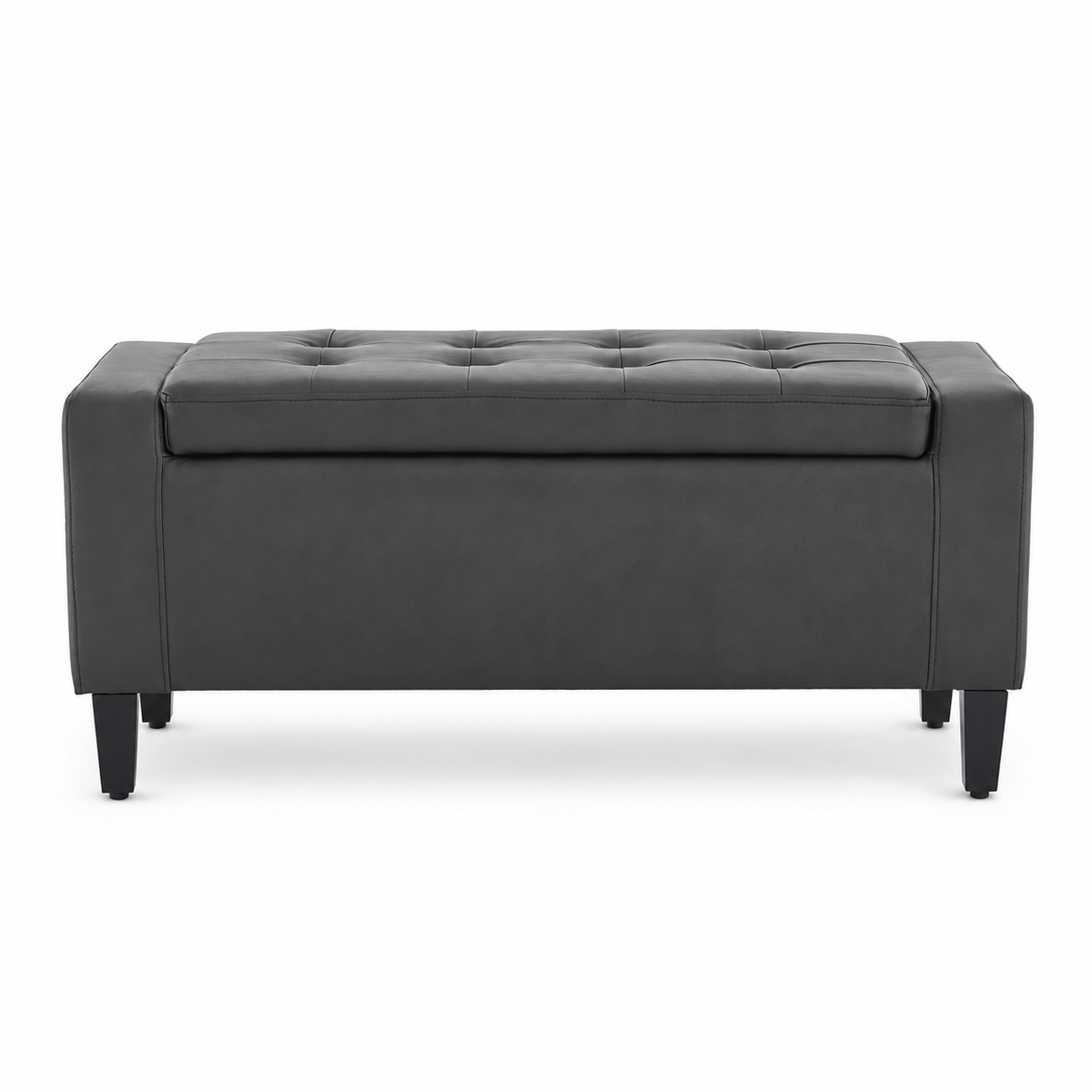 Home Republic Brayden Leather Storage Seat
