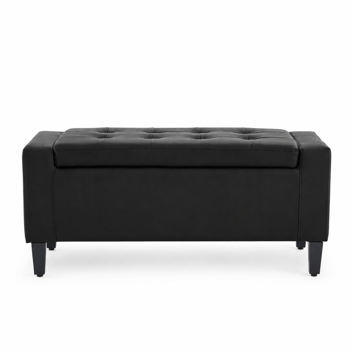 Home Republic Brayden Leather Storage Seat