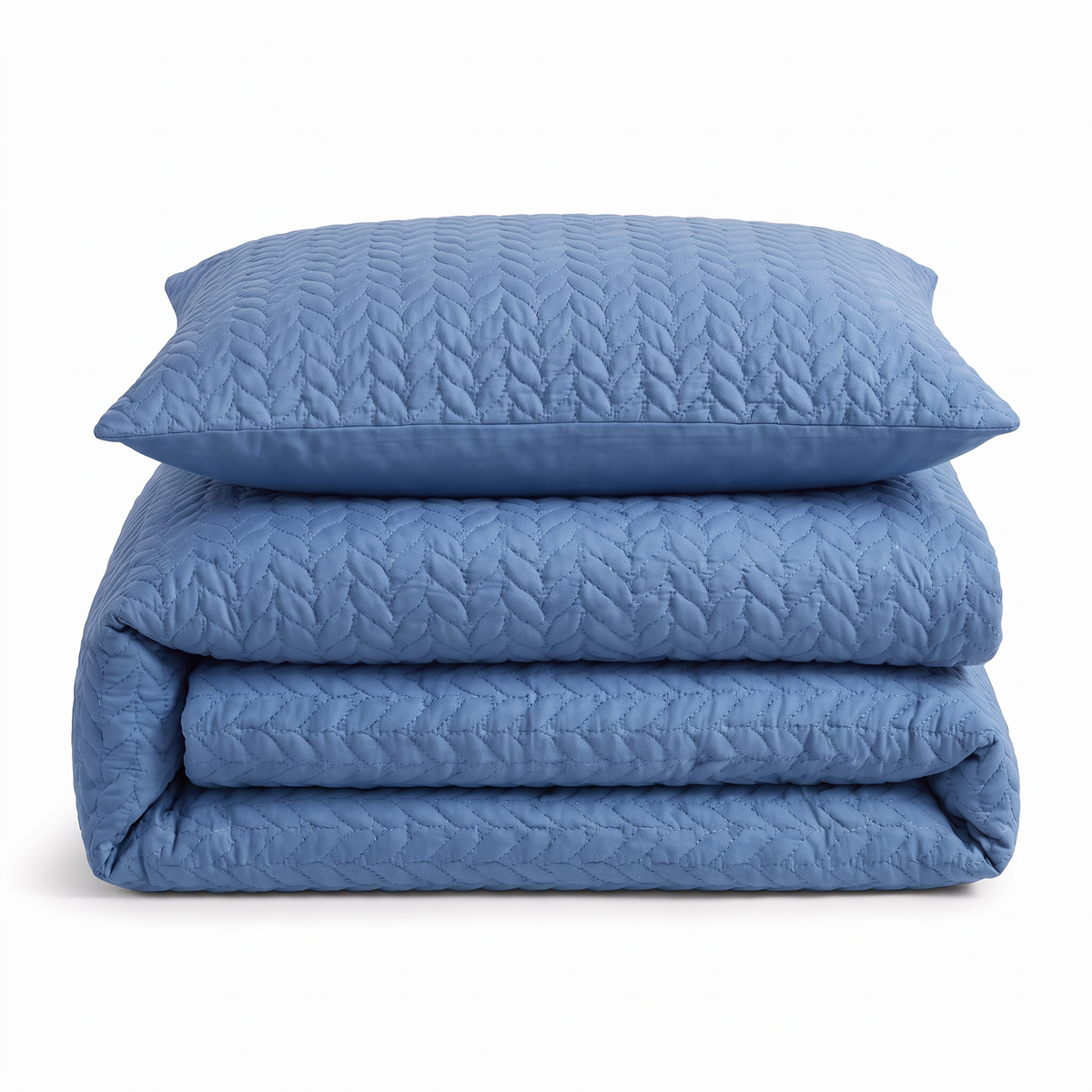 Velosso Kinsley Embossed Pattern Duvet Cover And Pillowcase Set