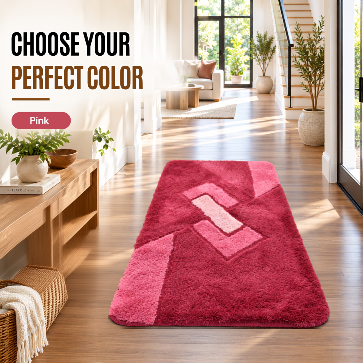 Home Republic Geometrix Runner Long Pile