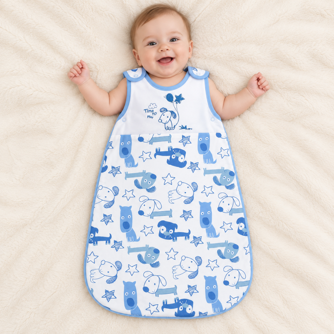 My Little World Time To Play Dog Baby Sleeping Bag