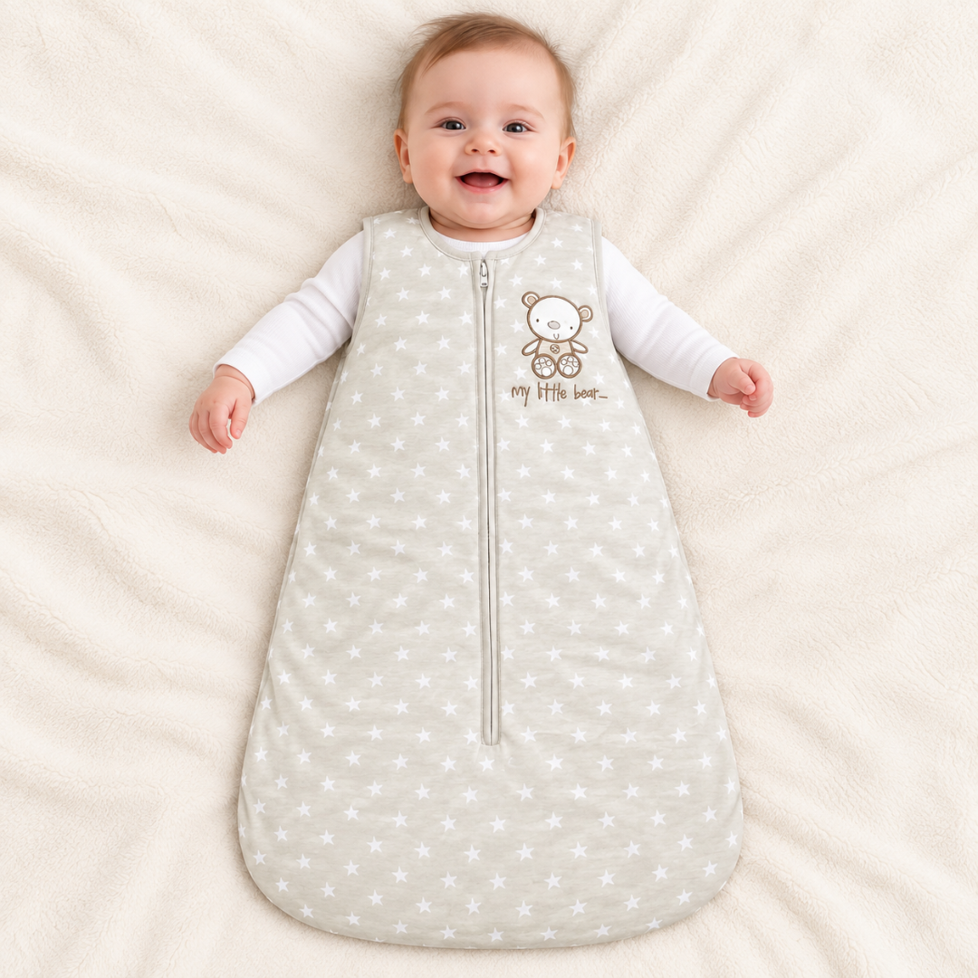 My Little World Nursery Polka Teddy Baby Sleeping Bag