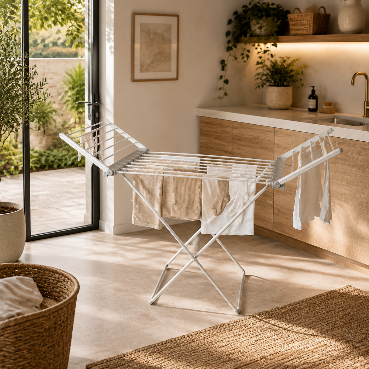 Home Republic Winged Foldable Heated Air Dryer