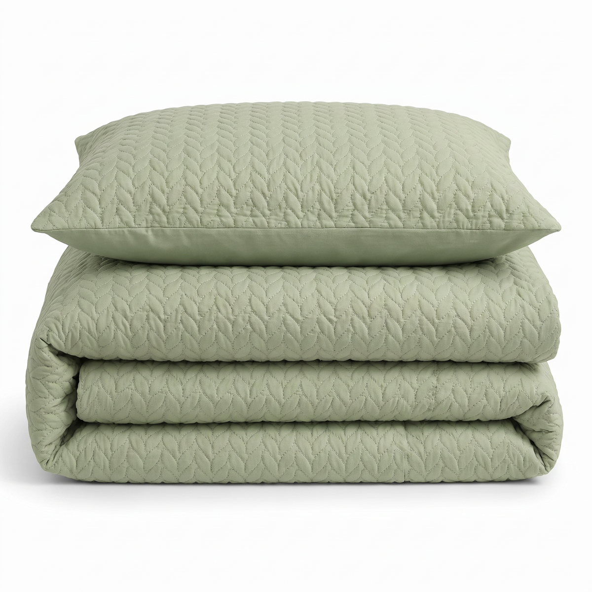 Velosso Kinsley Embossed Pattern Duvet Cover And Pillowcase Set