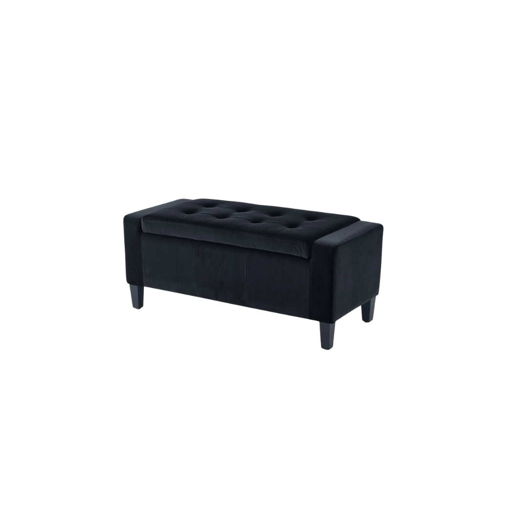 Home Republic Luna Velvet Storage Seat