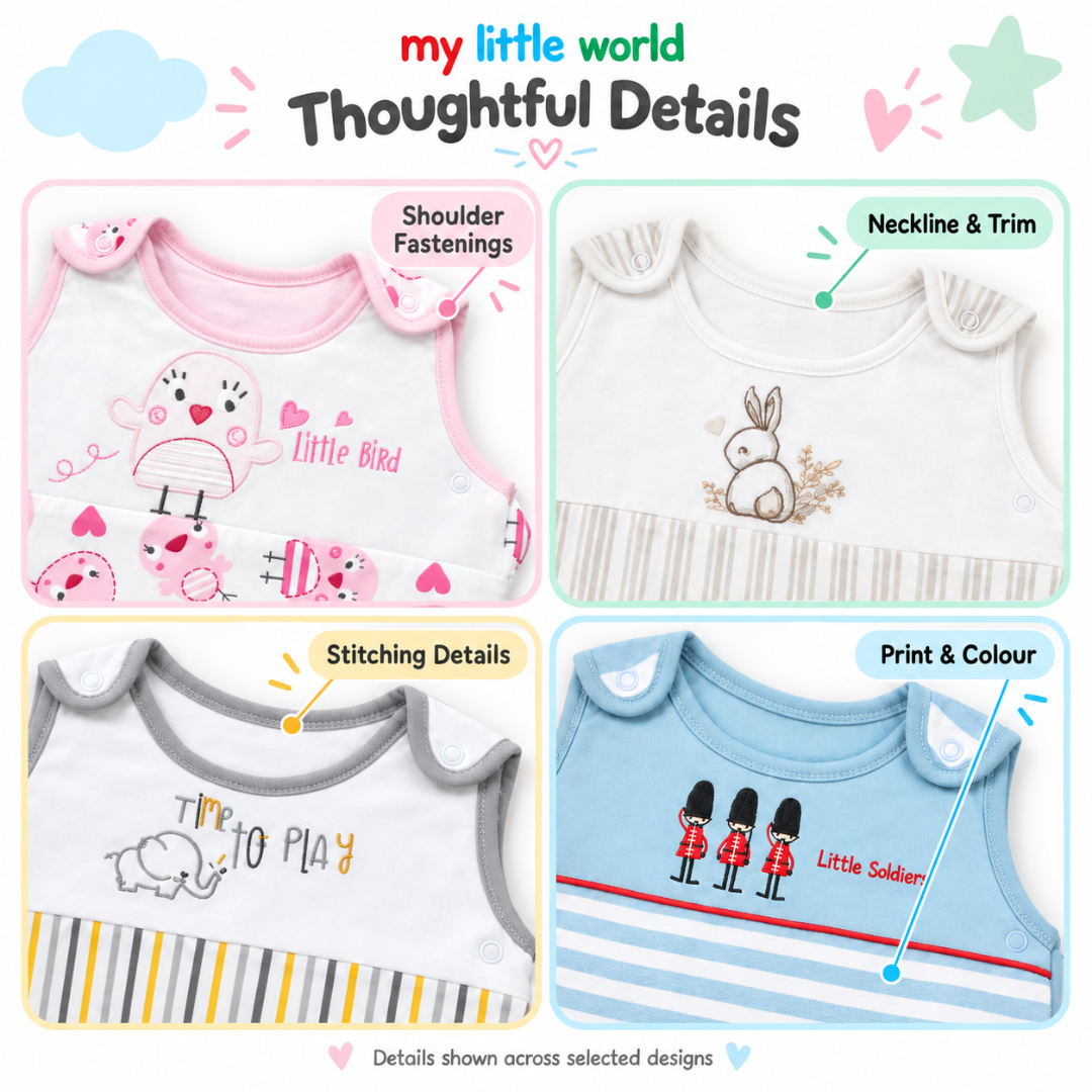 My Little World Birds Baby Sleeping Bag