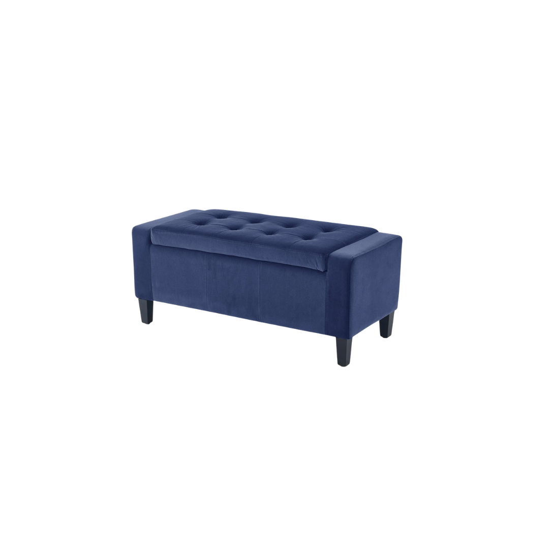 Home Republic Luna Velvet Storage Seat