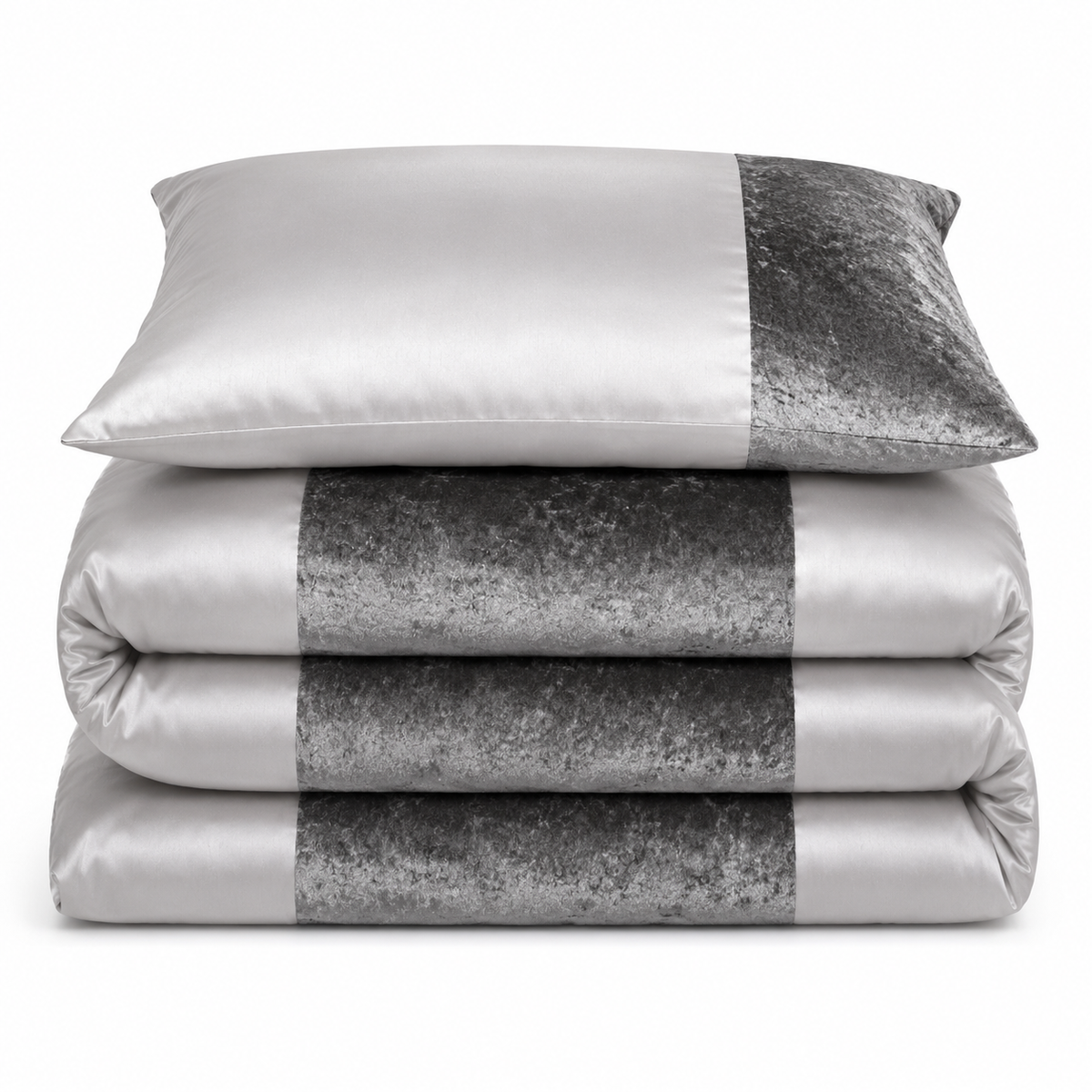Intimates Crushed Velvet Duvet Cover & Pillowcase Set