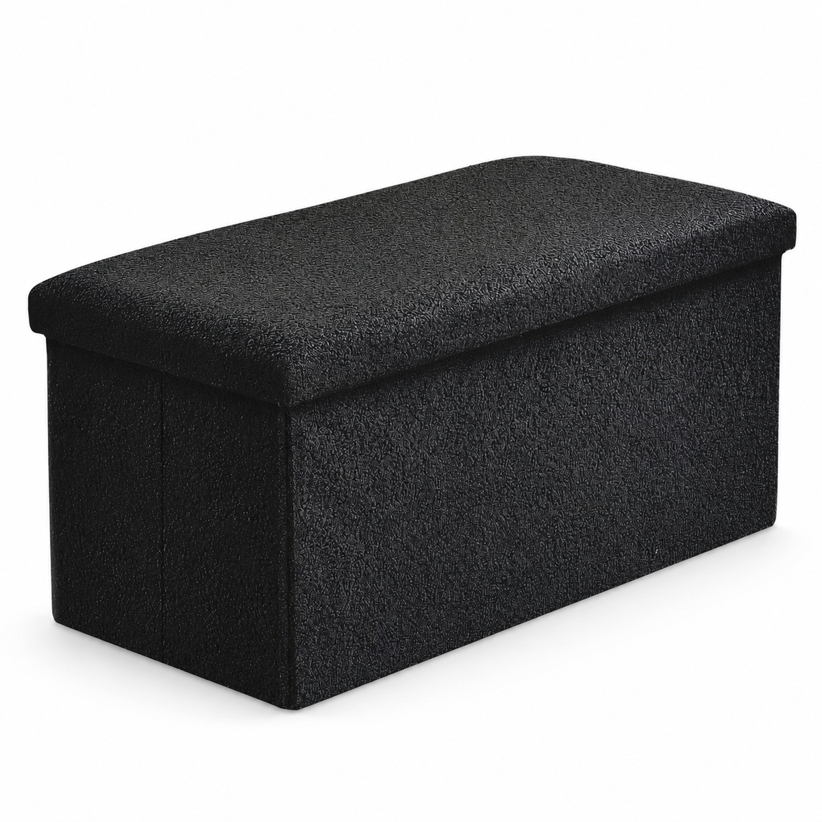Home Republic Foldable Boucle Storage Ottoman