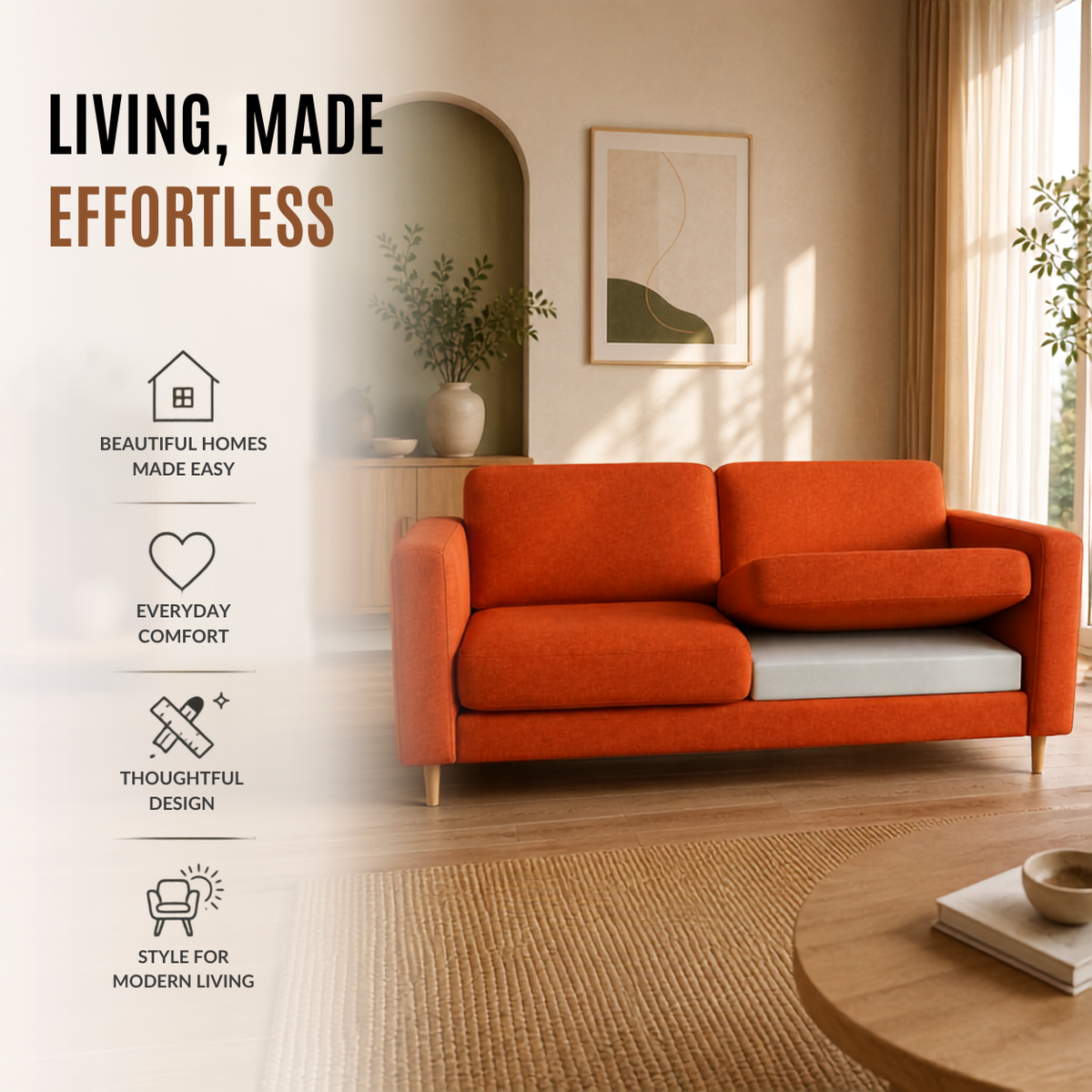 Home Republic Sofa Foam Rejuvenator Pad