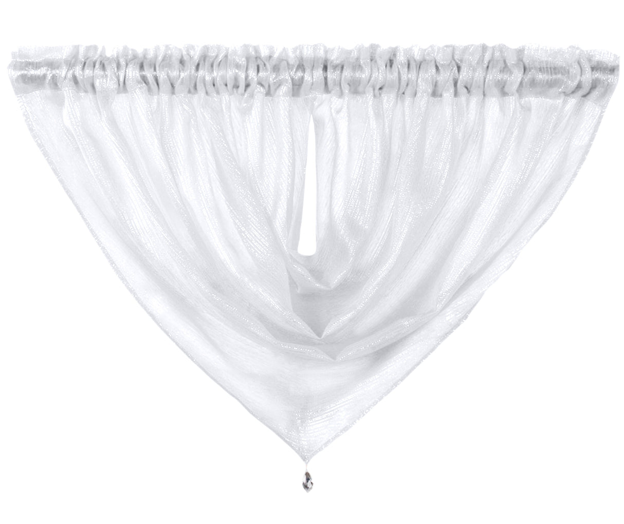 Intimates Alessandria Sparkly Sheer Curtain Swag