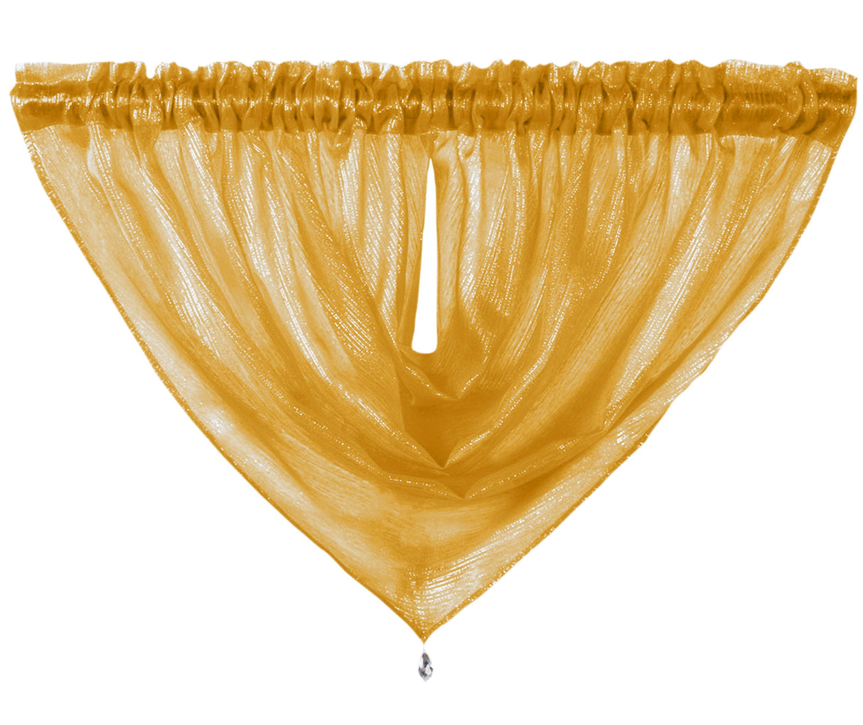 Intimates Alessandria Sparkly Sheer Curtain Swag