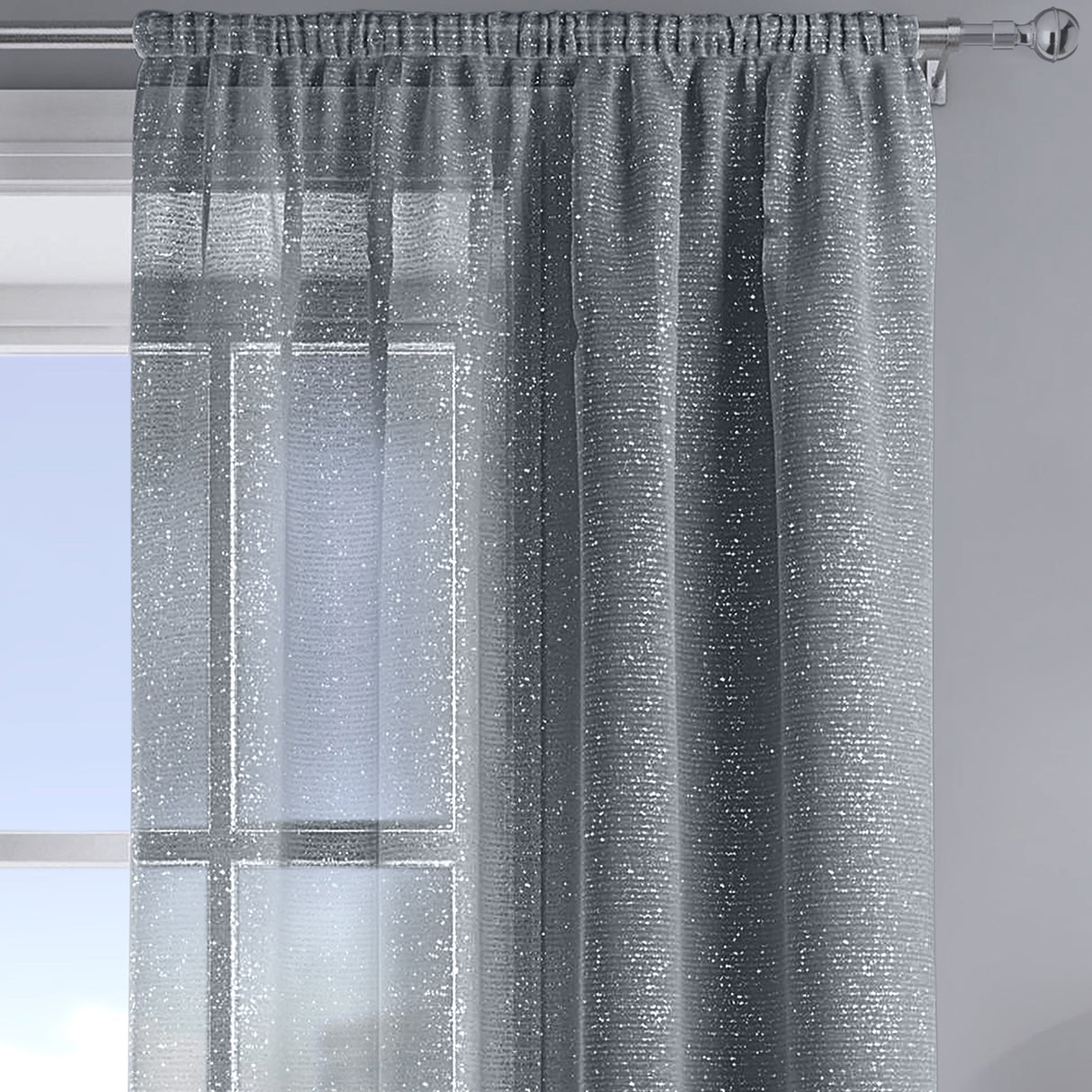 Intimates Alessandria Sparkly Sheer Voile Panel