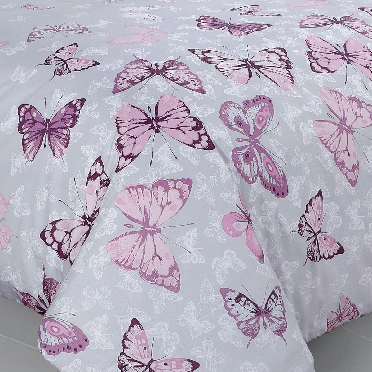 Velosso Butterfly Glaze Duvet Cover & Pillowcase Set