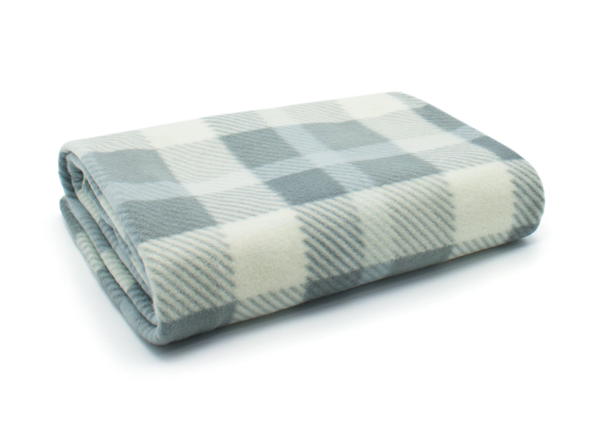Velosso Checkered Polar Fleece Blanket