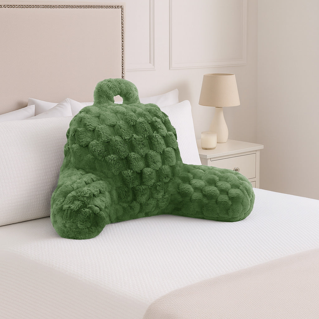 Velosso Chunky Popcorn Faux Rabbit Fur Cuddle Pillow