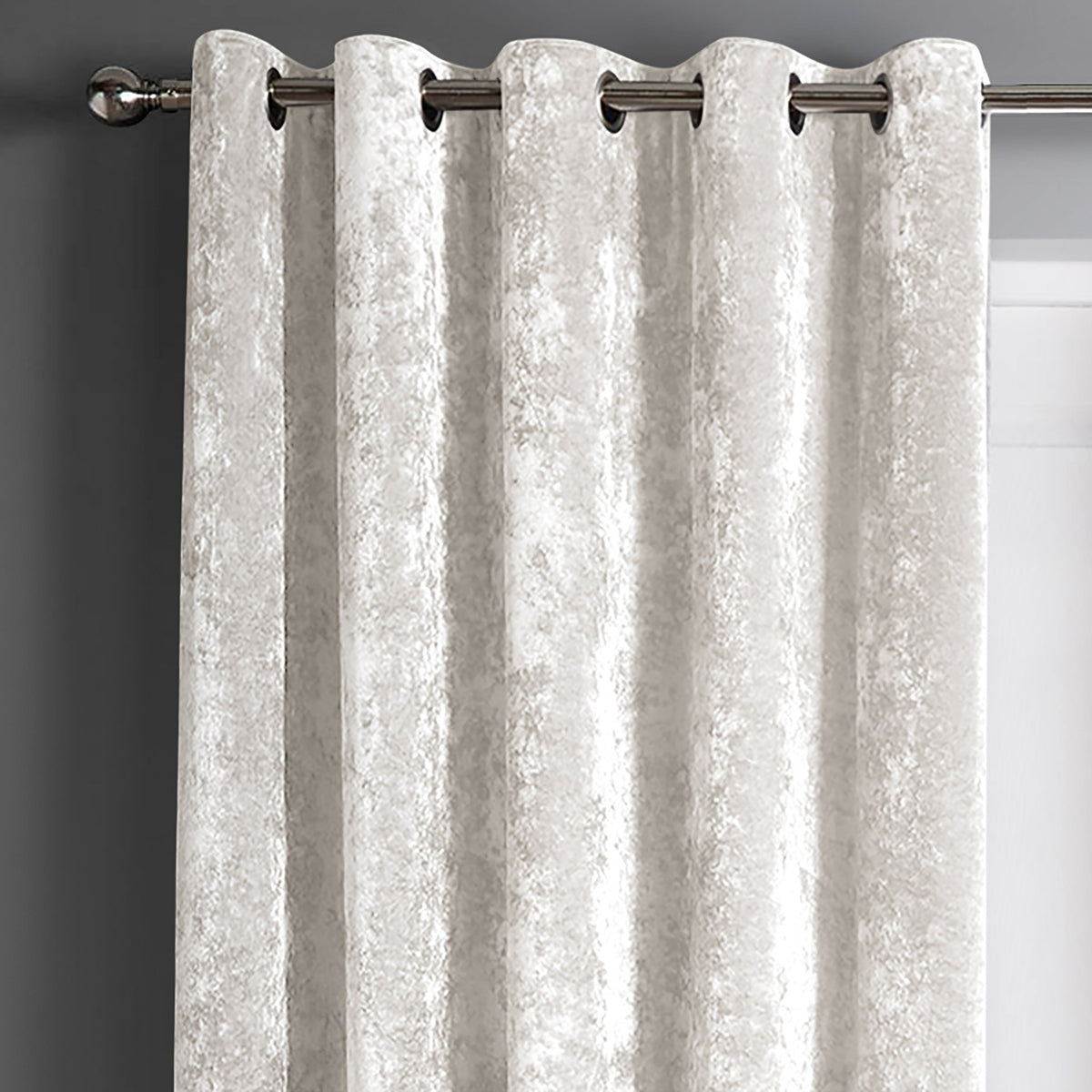 Intimates Crushed Velvet Ring Top Curtains