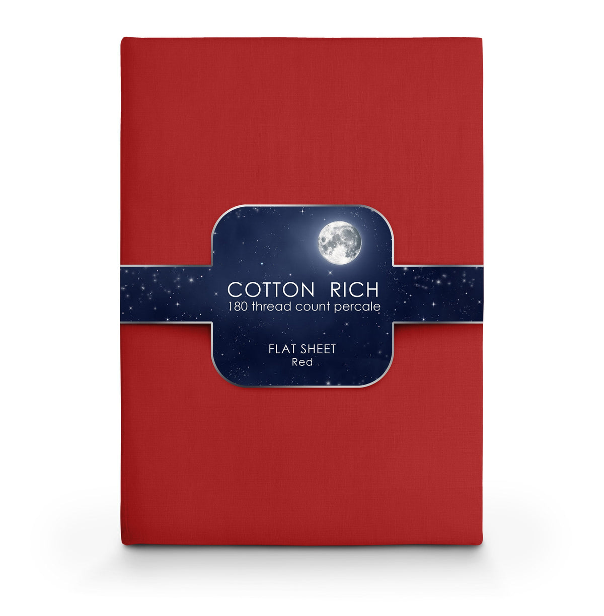 Velosso Plain Dyed Cotton Rich Flat Sheet