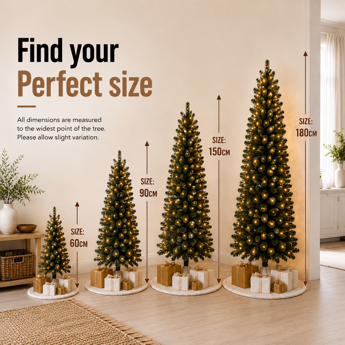 Home Republic Half Christmas Tree With Led Lights