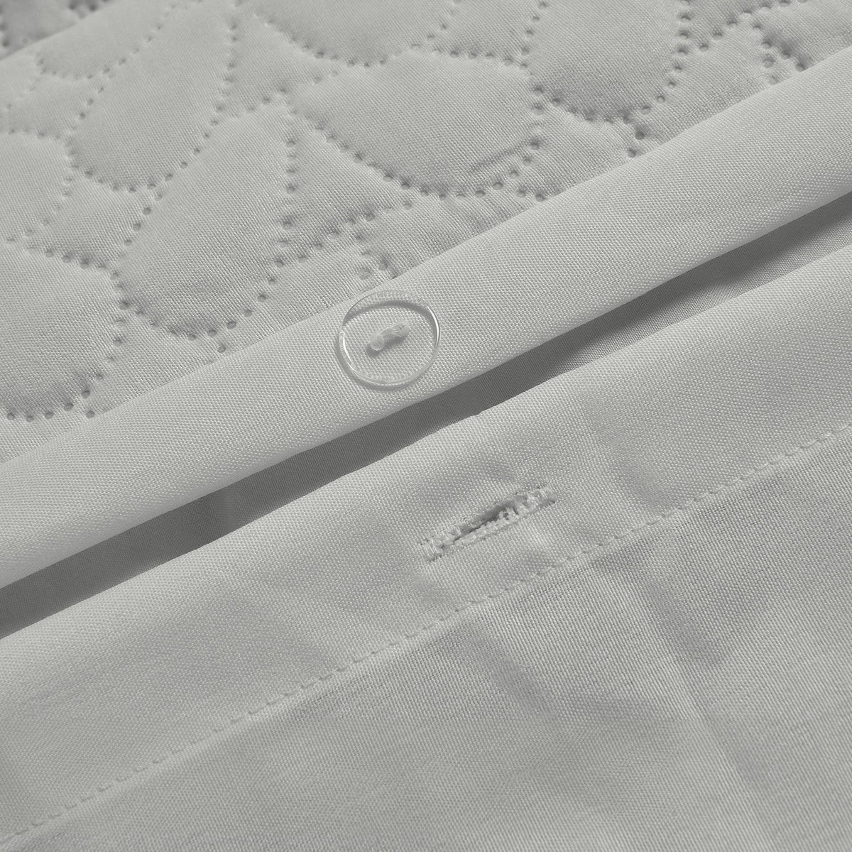 Velosso Kinsley Embossed Pattern Duvet Cover And Pillowcase Set