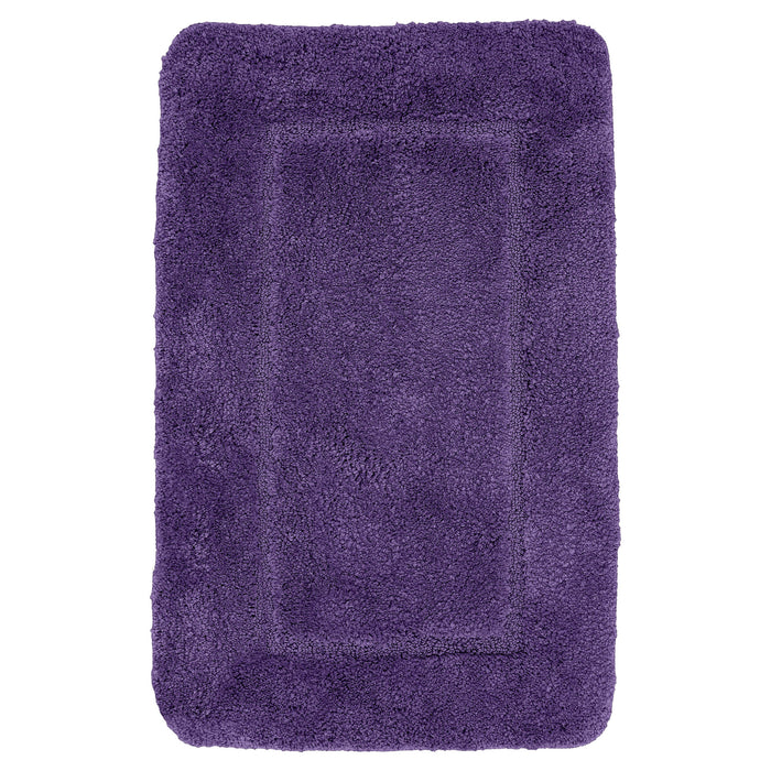 Mayfair Purple Bath Mat Anti-Slip Microfibre