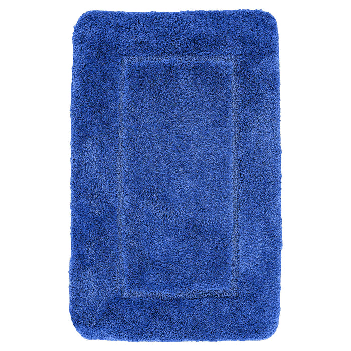 Mayfair Royal Blue Bath Mat Anti-Slip Microfibre