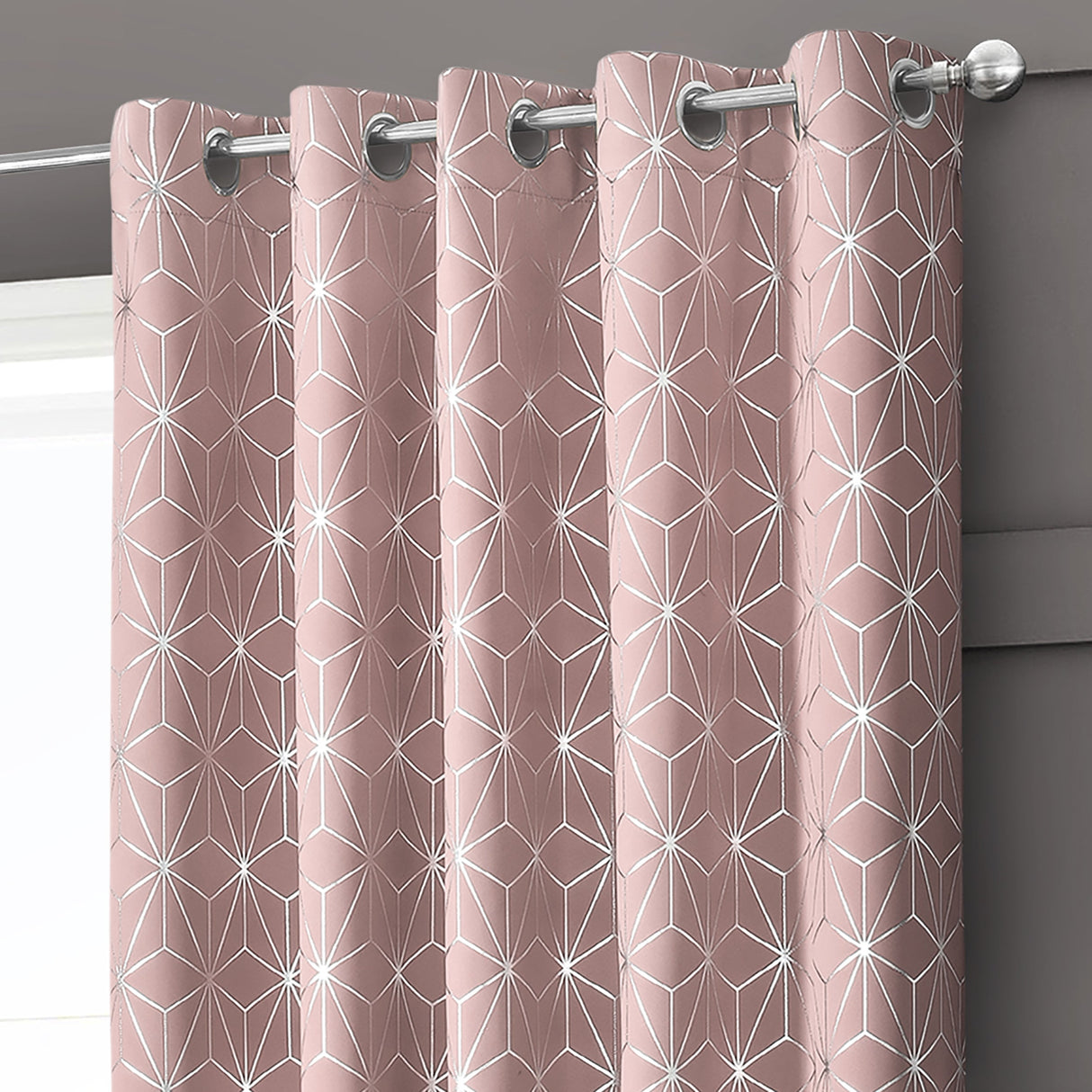 Velosso Moreno Blackout Ring Top Curtains