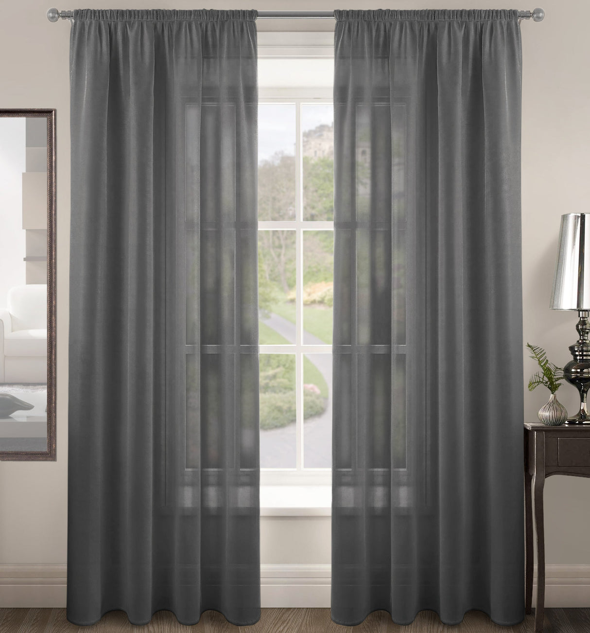 Intimates Riva Plain Sheer Voile Panel