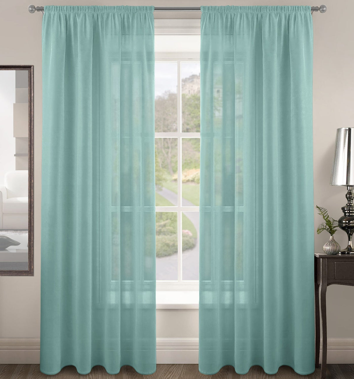 Intimates Riva Plain Sheer Voile Panel