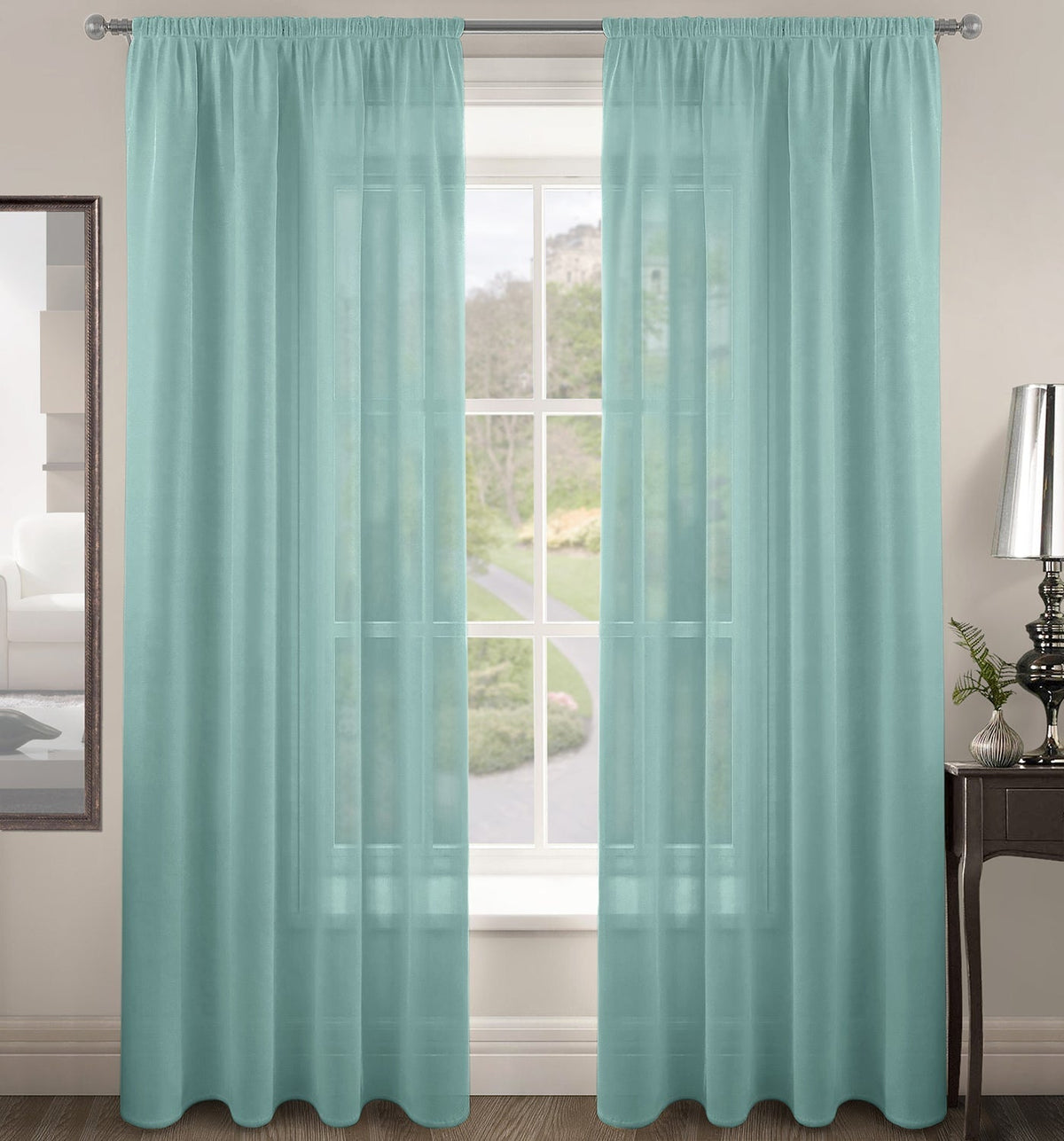 Intimates Riva Plain Sheer Voile Panel