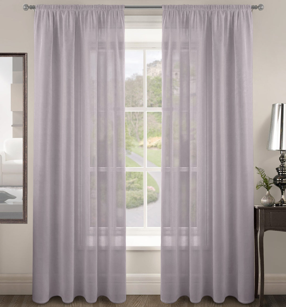 Intimates Riva Plain Sheer Voile Panel