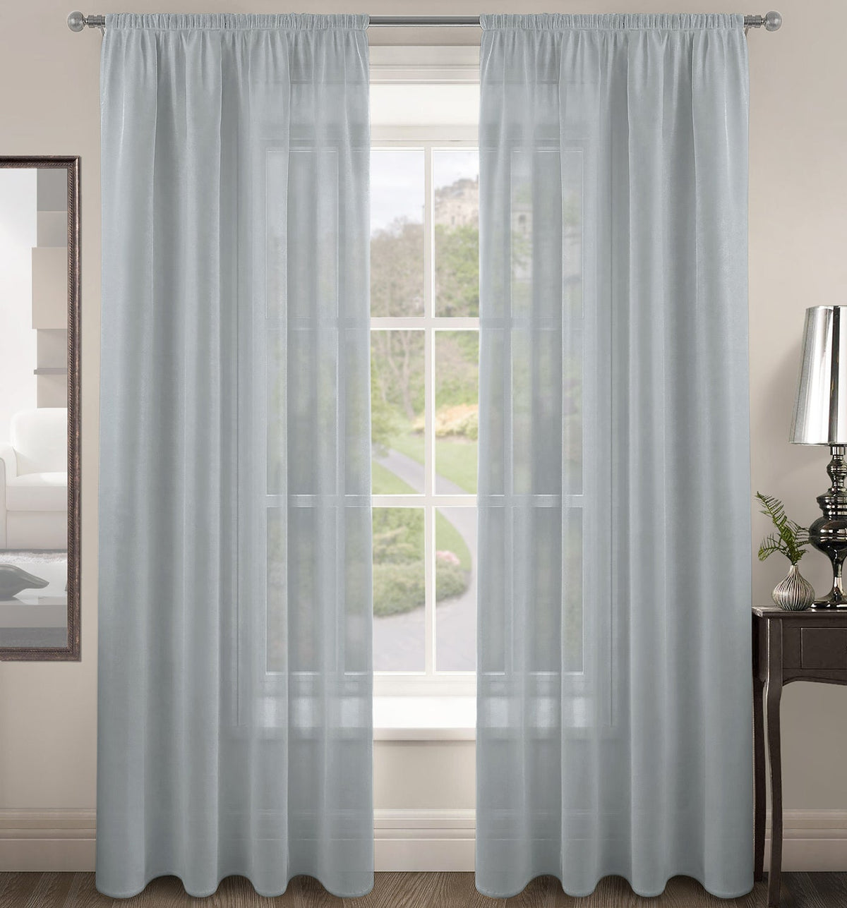 Intimates Riva Plain Sheer Voile Panel