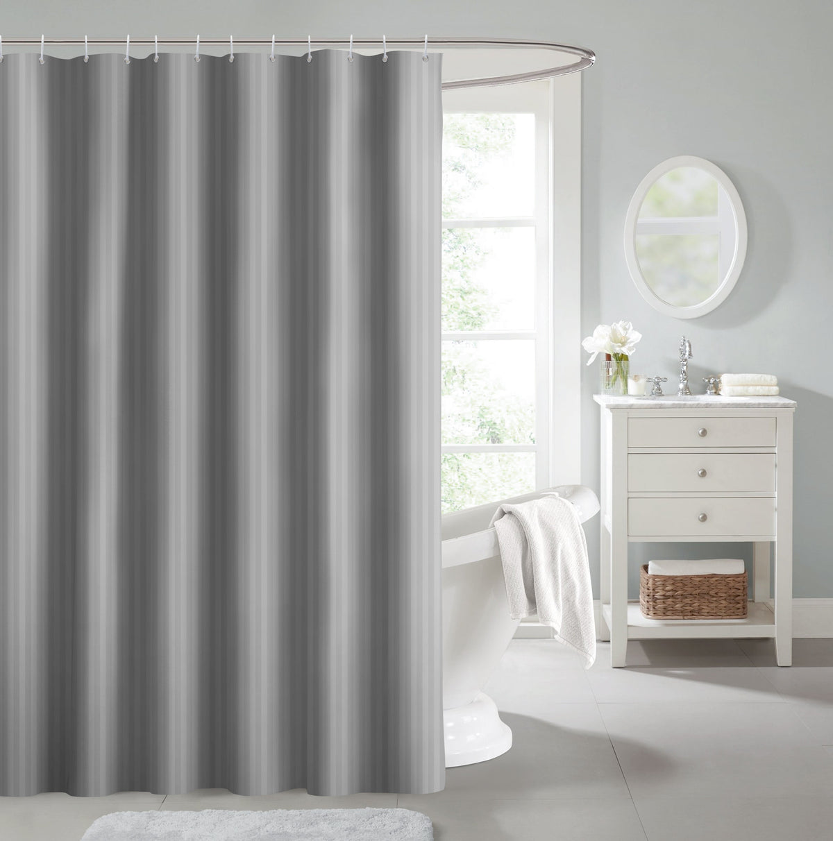 Velosso Stripe Shower Curtains