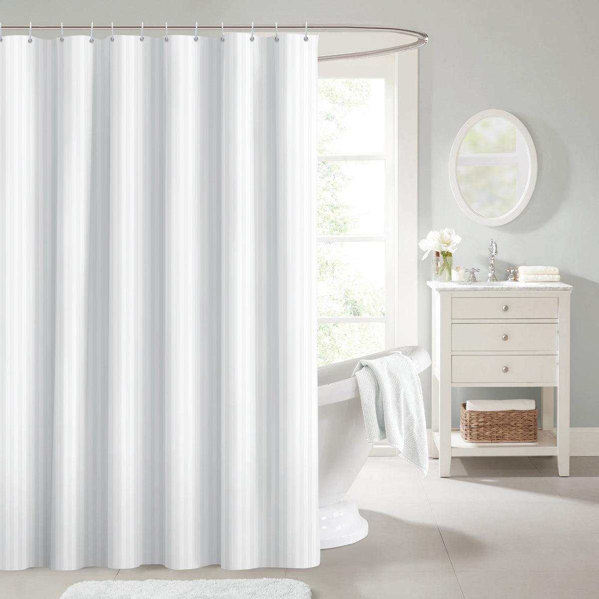 Velosso Stripe Shower Curtains