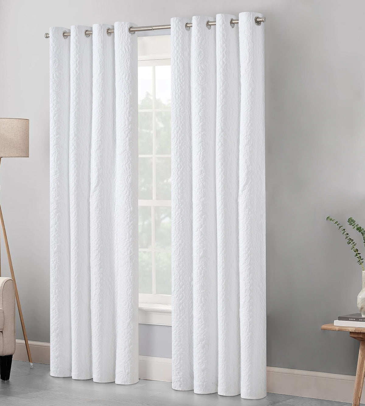 Velosso Winchester Pinsonic Ring Top Curtains