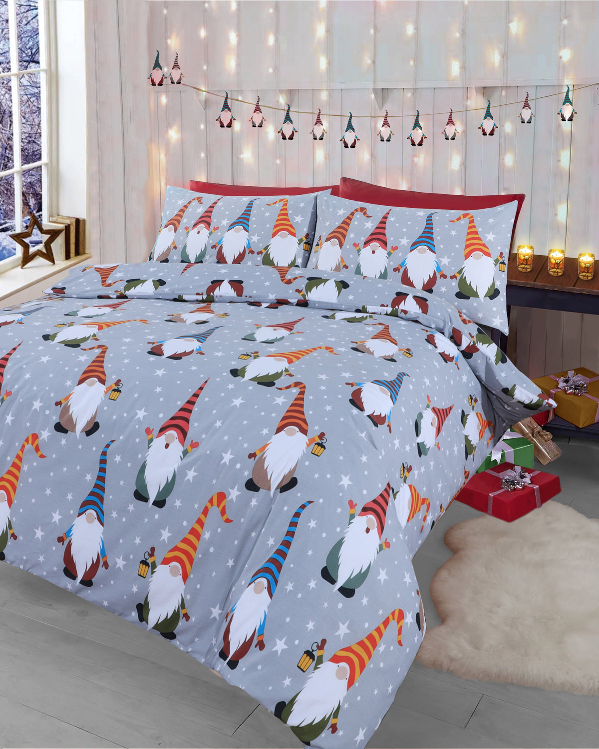 Velosso Singing Gonks Duvet Cover & Pillowcase Set