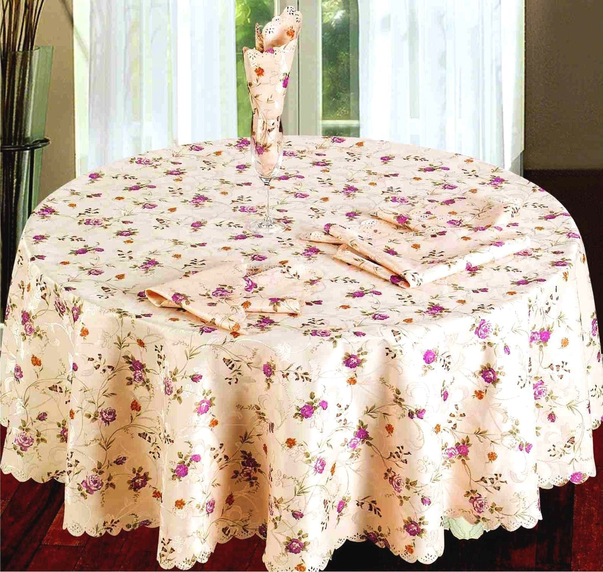 Kitchen Trends Libby Floral Tablecloth