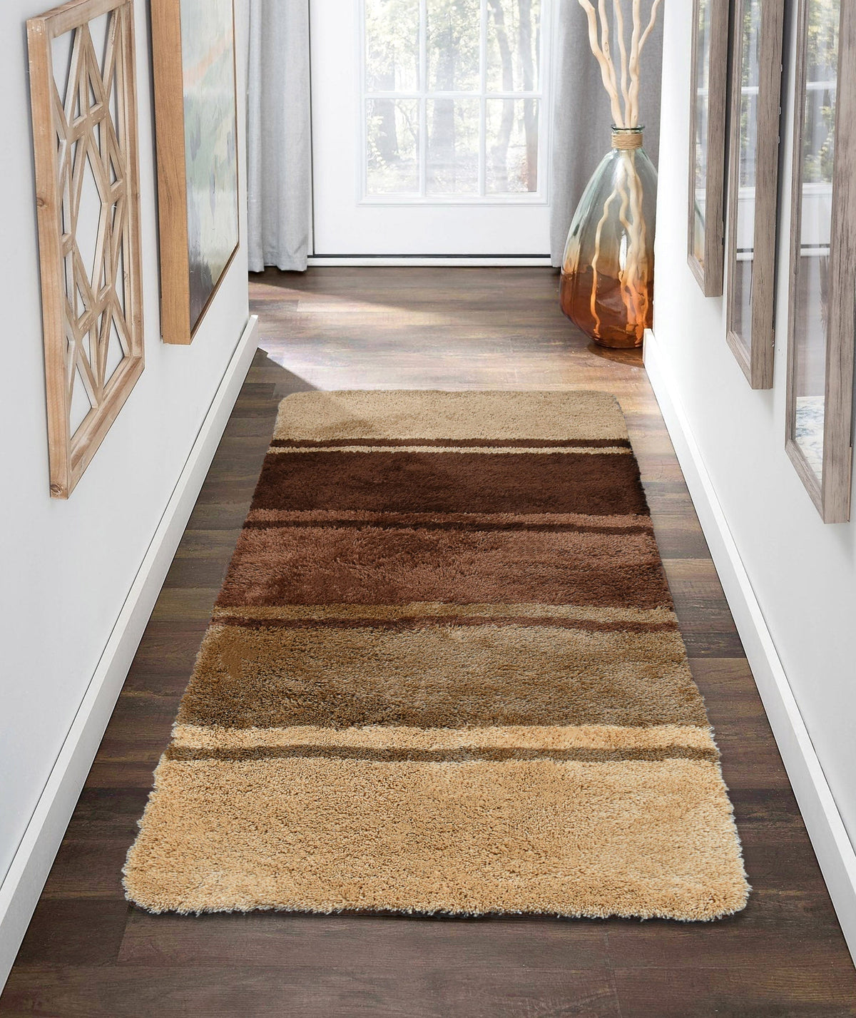 Home Republic Modern Stripes Runner Long Pile