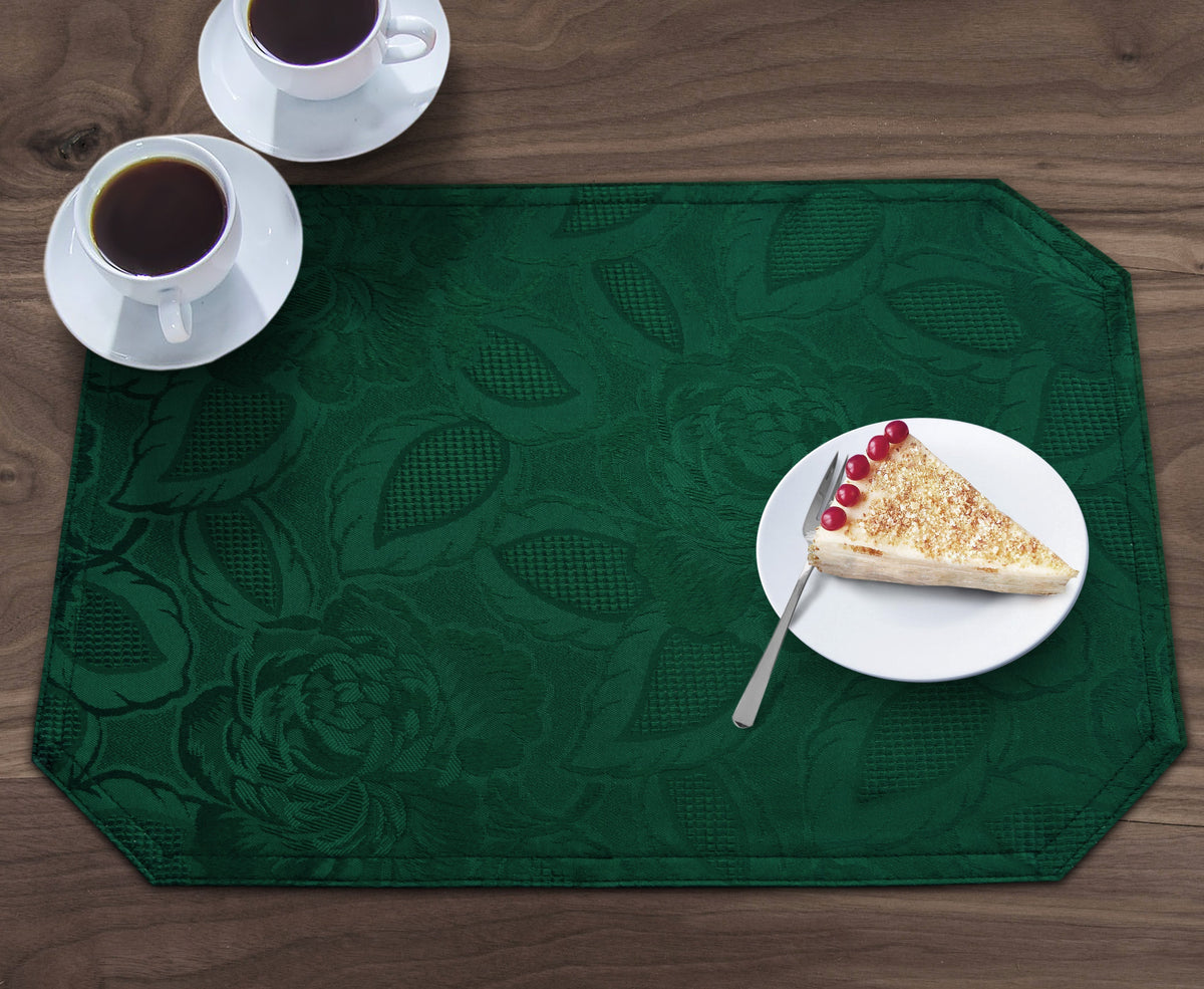 Kitchen Trends Rose Jacquard Placemats