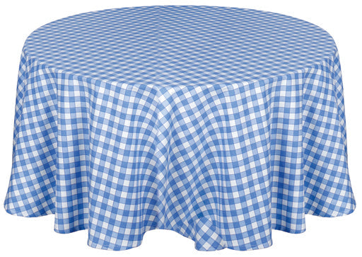 Kitchen Trends Gingham Check Wipe Clean Tablecloth