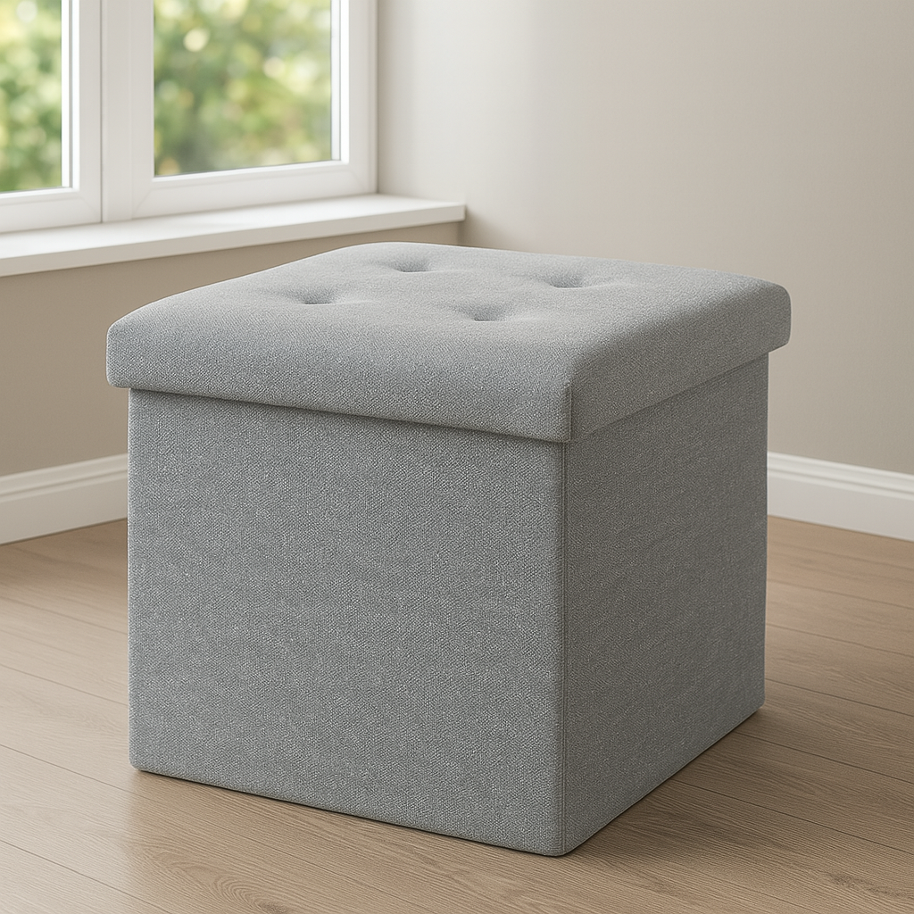 Home Republic Foldable Linen Storage Ottoman