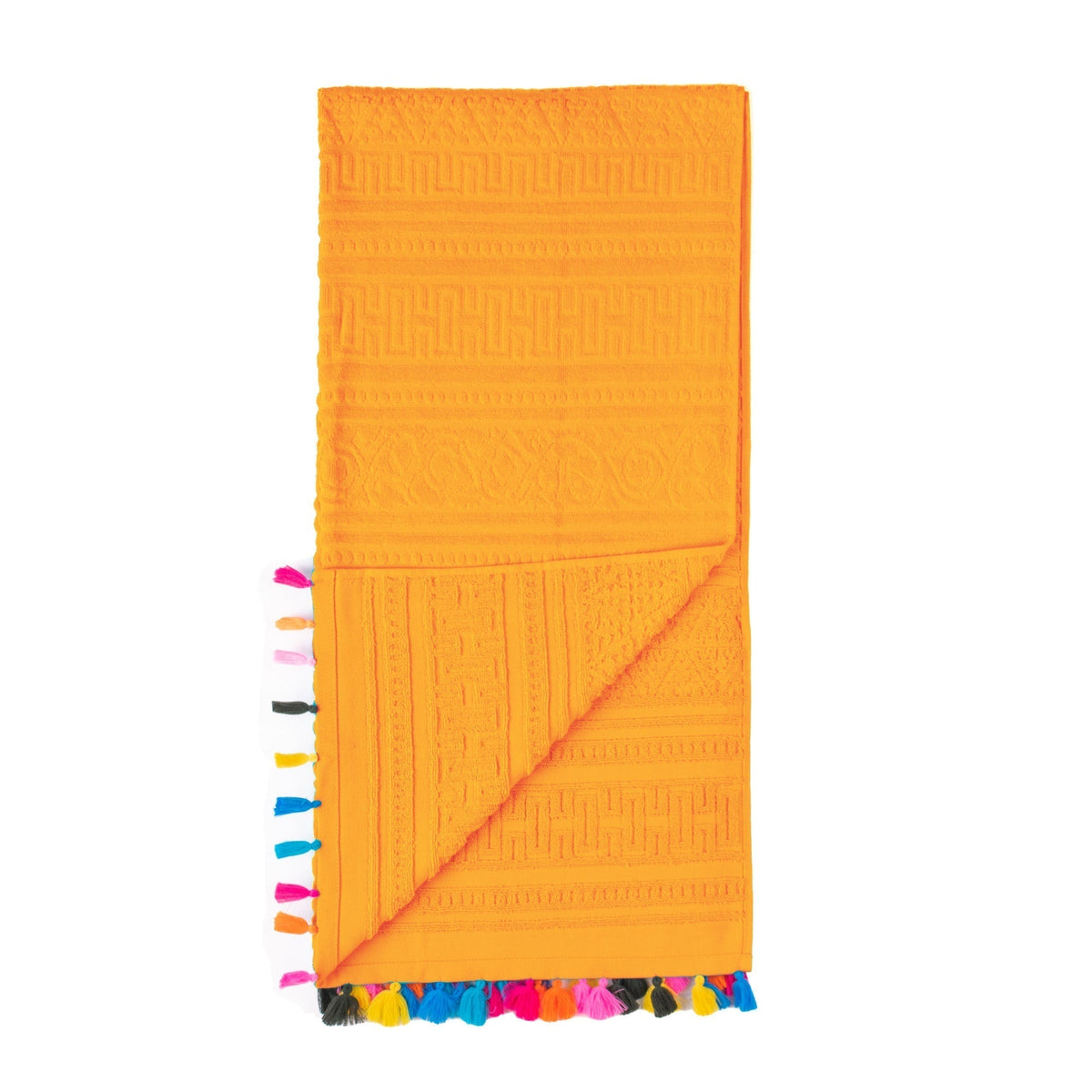 Velosso Velour Tassle Beach Towel