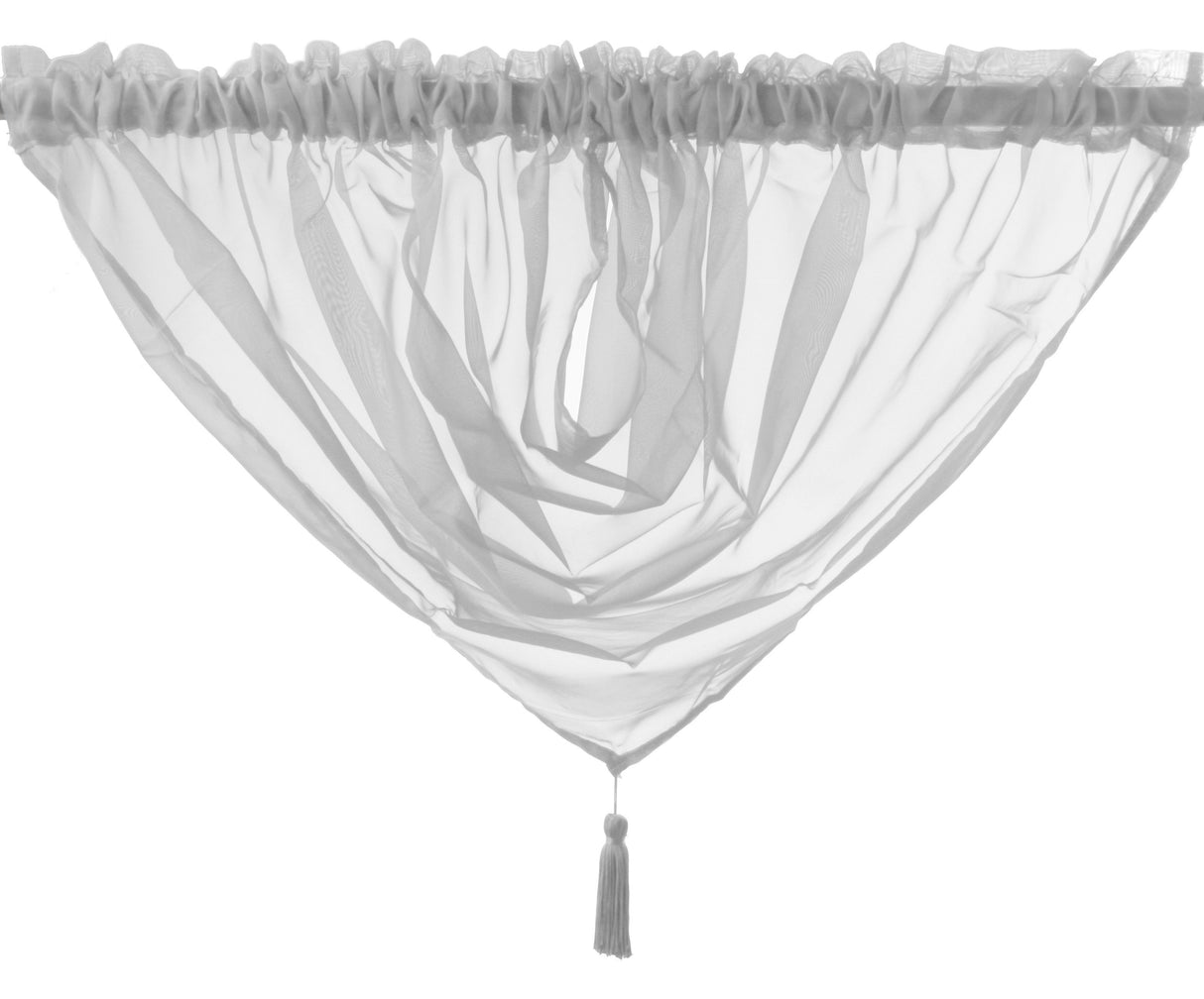 Intimates Riva Plain Sheer Voile Swag