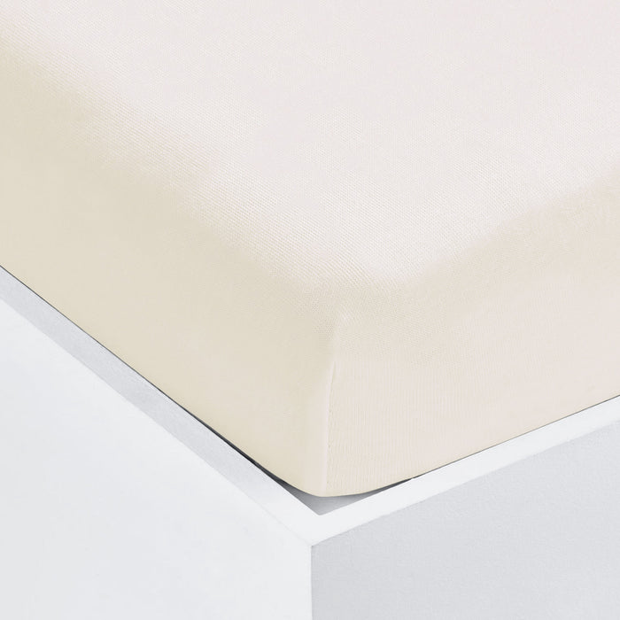 2 Pack Cream Flannelette Cot Sheets