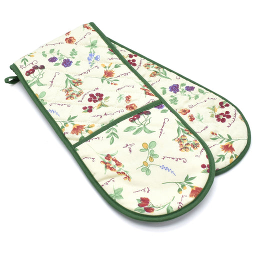 Fruits Cotton Double Oven Gloves