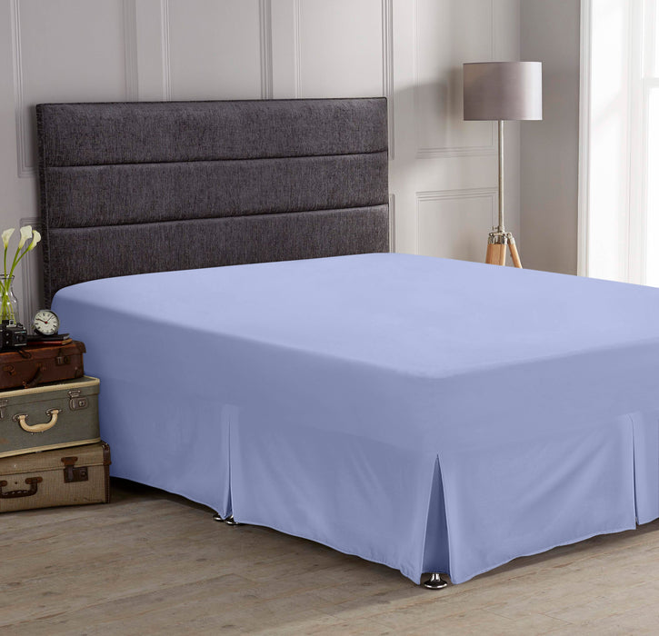 Percale Plain Dyed Valance Sheet Lilac